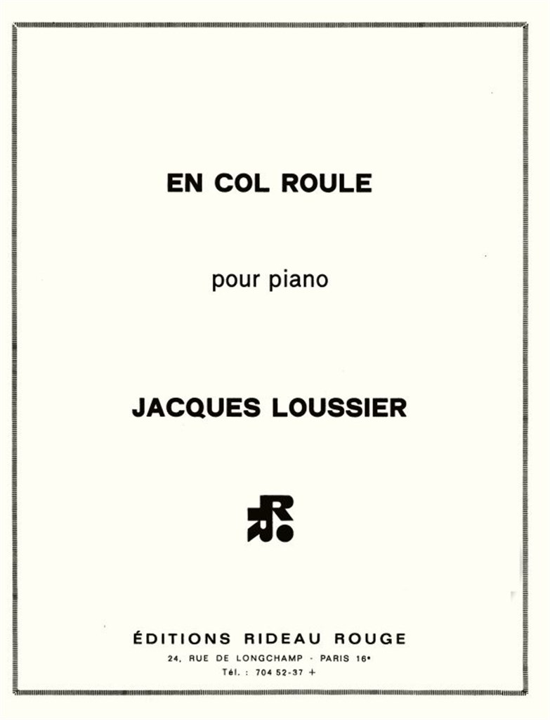 En Col Roule Piano